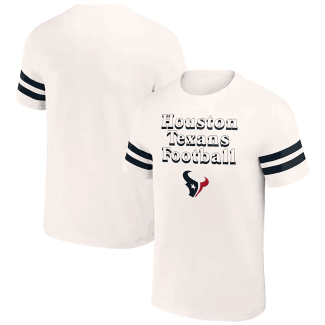 Men's Houston Texans Cream x Darius Rucker Collection Vintage T-Shirt
